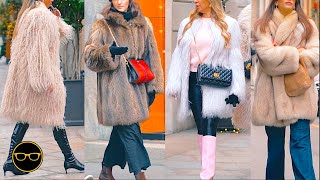 Fur Coats Outfits Inspiration Italian Trends and Style Classic Fashion