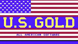 The Iconic U.S. Gold Loading Screen! - Reliving Classic Gaming Moments!  - C64 Blue Max