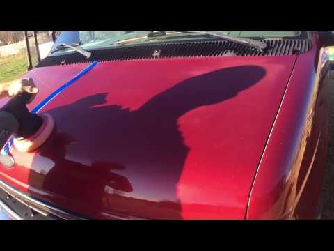 My new torq 22d polisher removing hood oxidation