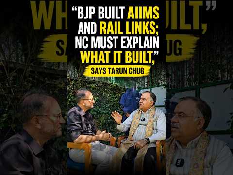 "BJP built AIIMS and rail links; NC must explain what it built," says Tarun Chug