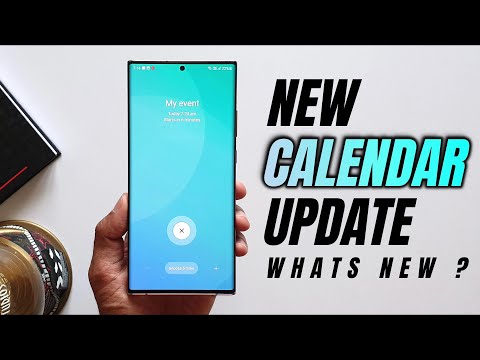 New update for Samsung Calendar App with new features ! - One UI 4.0