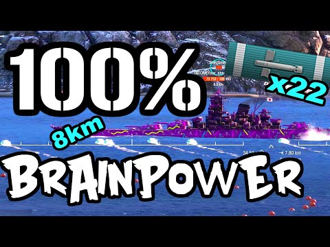 Shimakaze 8km Torps 84 KNOTS BRAINPOWER