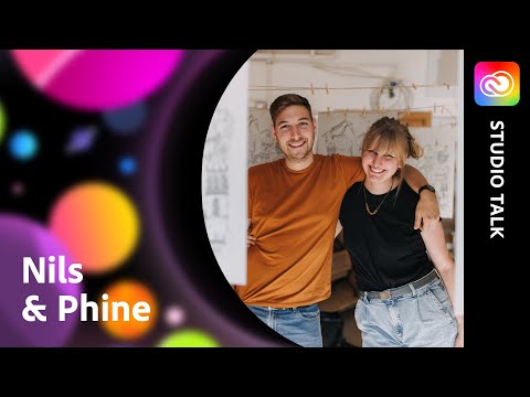 Kreative Inspiration und Illustration mit Phine & Nils von Fuchs und Hase | Adobe Live