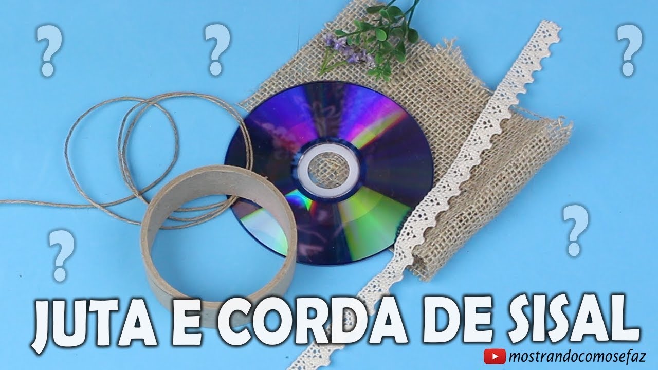 JUTA E CORDA DE SISAL - Veja como ficou - Vocês vão amar 😍