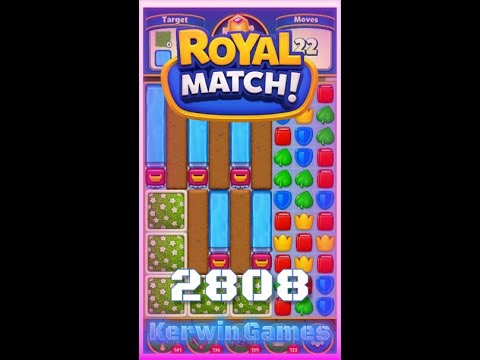 Royal Match Level 2808 - No Boosters Gameplay