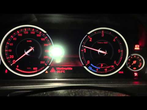 BMW 518D Cold Start -26,5C Finland