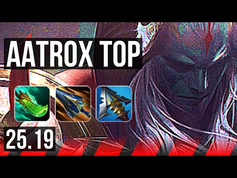 AATROX vs NASUS (TOP) | 10 solo kills, 12/3/5 | KR Master | 25.19
