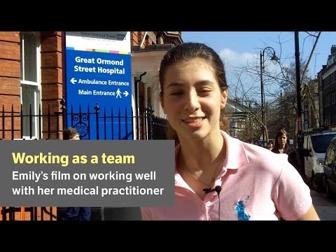 Screenshot of video: Working as a team- Emily’s story