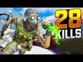 INSANE Octane 28 KILLS And 6K Damage Apex Legends