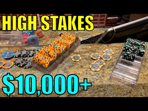 I Risk EVERYTHING To WIN! $10,000+ ALL IN Overbet In Bellagio High Stakes!! Poker Vlog Ep 299