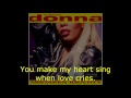 Donna Summer - When Love Cries (12" Club Mix) LYRICS - SHM "Mistaken Identity" 1991