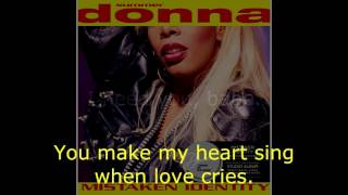 Donna Summer - When Love Cries (12&quot; Club Mix) LYRICS - SHM &quot;Mistaken Identity&quot; 1991