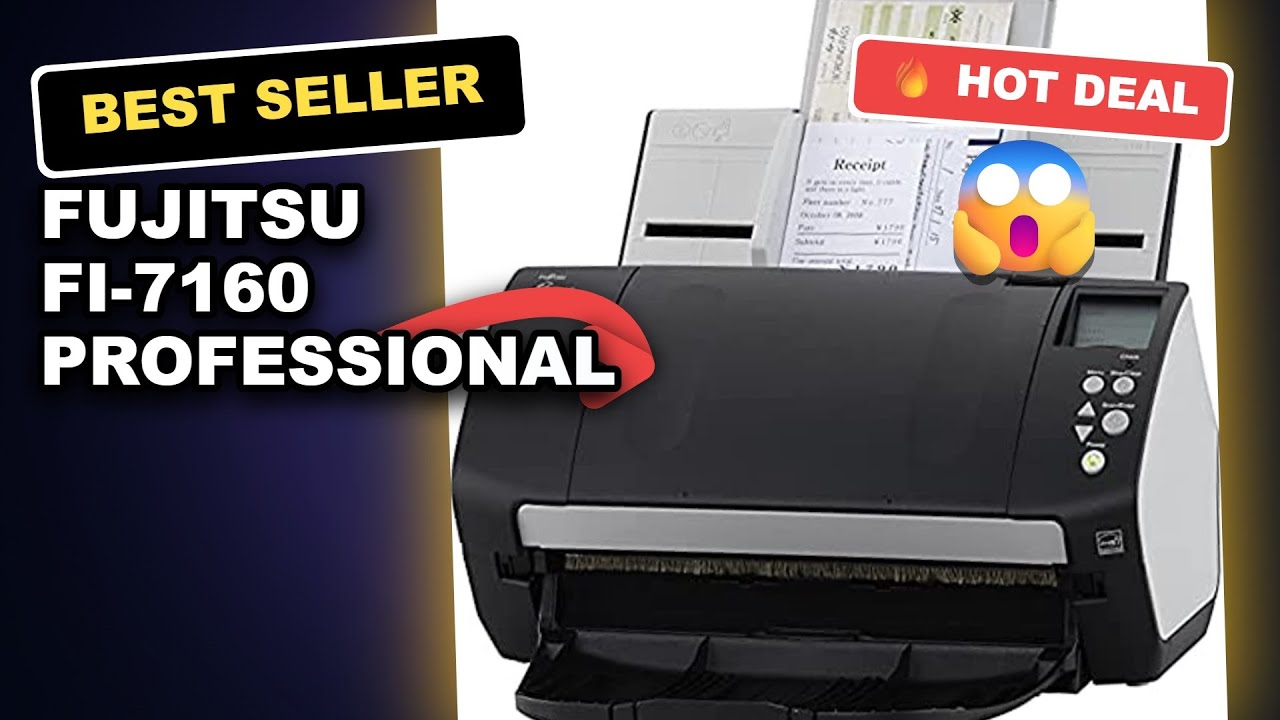 Fujitsu fi-7160 Professional Desktop Color Duplex Document Scanner with Adobe Acrobat Pro DC Review: