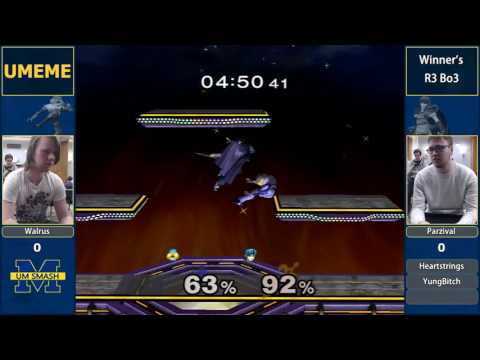 UMeMe 43 - Walrus (Sheik) vs Parzival (Marth) - WR3