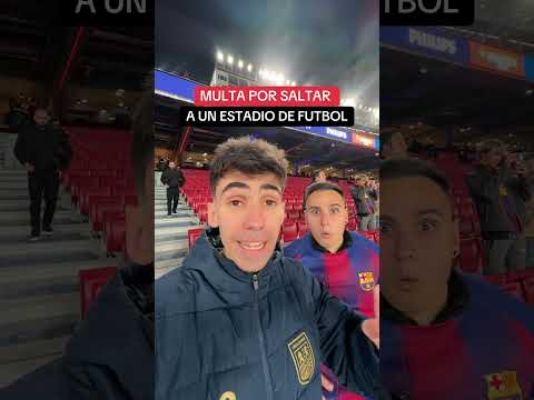 MULTA POR SALTAR AL NUEVO CAMP NOU