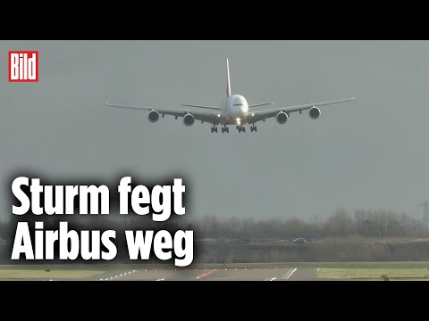 Airbus A380 muss Landung zweimal abbrechen