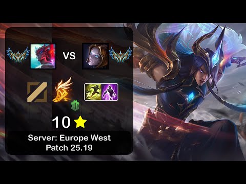Yone Mid vs Orianna - EUW Challenger - Patch 25.19