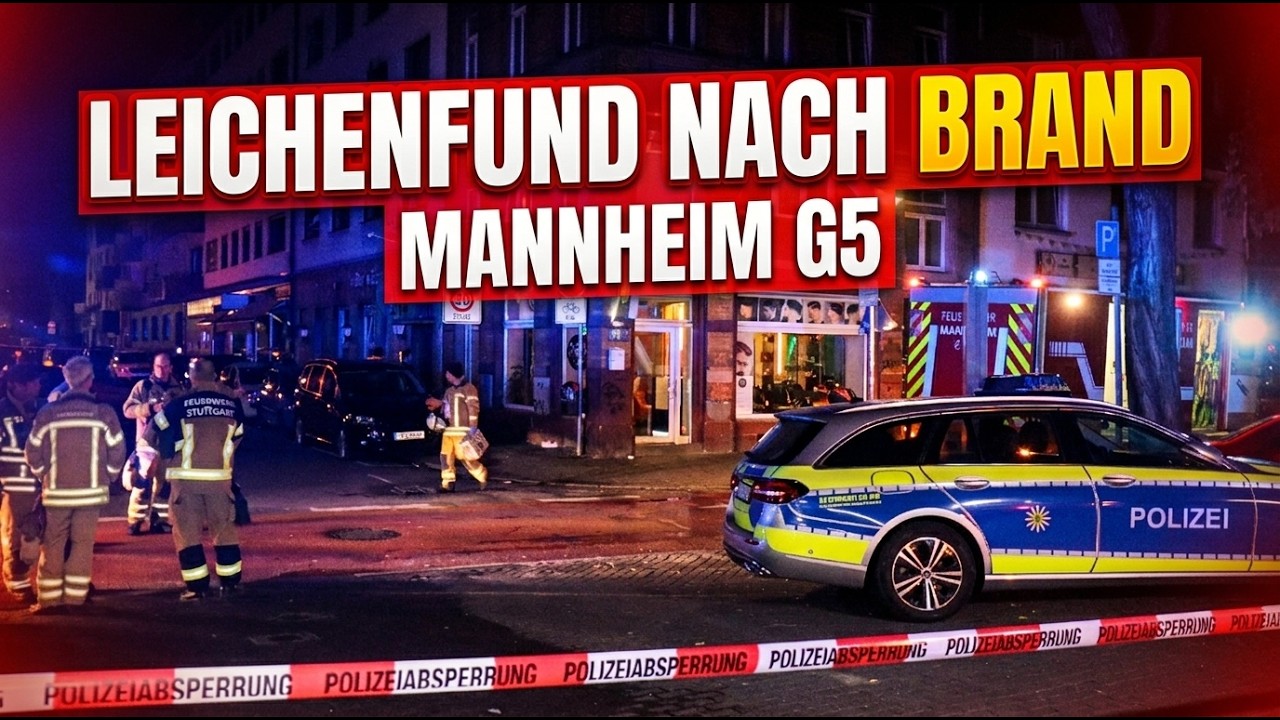 Feuer in Mannheimer Lokal – eine Person tot aufgefunden