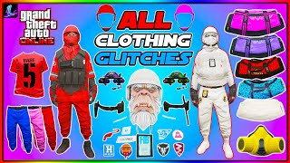ALL WORKING GTA 5 CLOTHING GLITCHES IN 1 VIDEO! BEST CLOTHING GLITCHES IN GTA 5 ONLINE AFTER PATCH