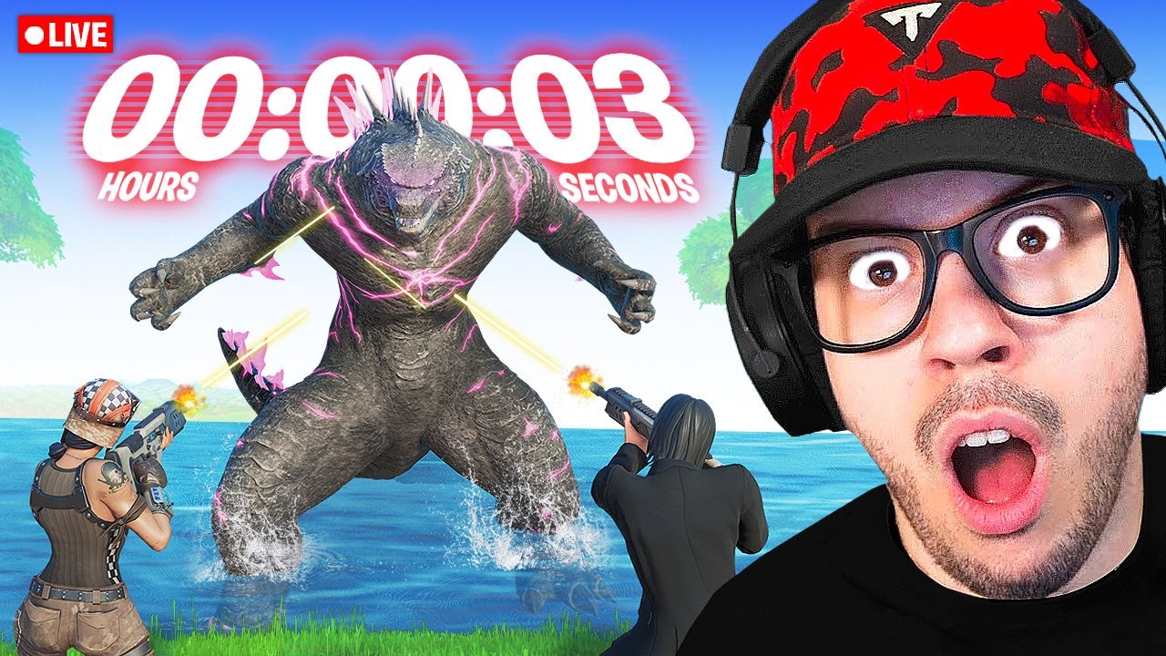🔴LIVE! - NEW GODZILLA BOSS UPDATE COUNTDOWN in FORTNITE!