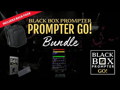 BLACK BOX Prompter GO! Confidence Monitor Bundle image 16