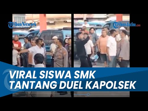 Viral Siswa SMK Tantang Duel Kapolsek, Ternyata Anak Polisi