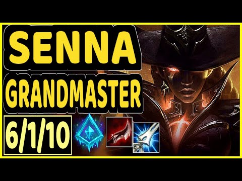 ATTILA (SENNA) - 6/1/10 KDA GAMEPLAY - EUW Ranked GRANDMASTER