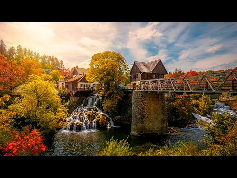 Croatia's Most Beautiful Waterfall Village - Rastoke & Slunj (Mini Plitvice Lakes 4K Walking Tour)