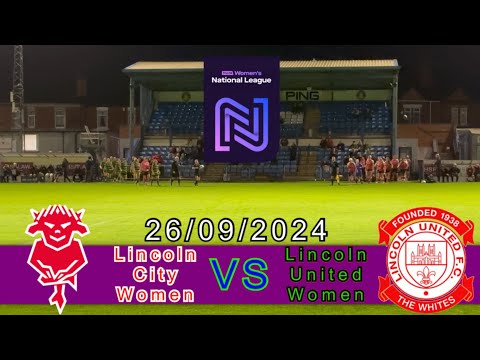 Lincoln City Women 1-5 Lincoln United Women, FA Women’s National League, 26/09/2024. 4K