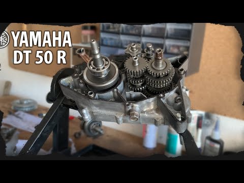 Complete engine assembly - Yamaha DT 50 R Restoration #03