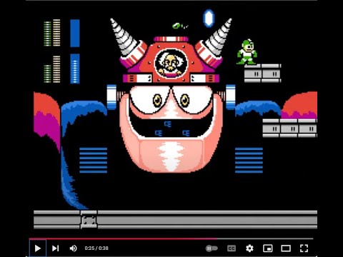 Mega Man 3 - Gamma & Dr. Wily (Wily Castle Stage 6 boss) forced weapon, no damage