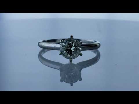 1.49ctw Solitaire Diamond Engagement Ring I color SI3 Clarity