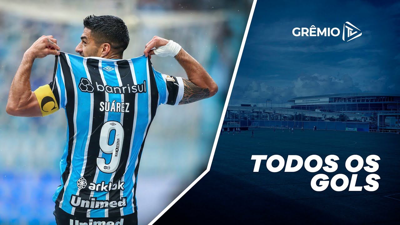 TODOS OS GOLS DE LUIS SUÁREZ PELO GRÊMIO