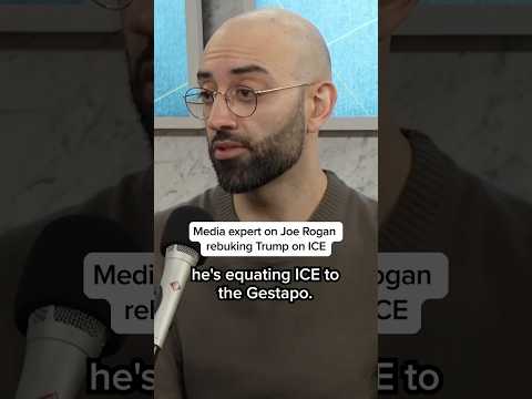 Media expert on Joe Rogan rebuking Trump on ICE