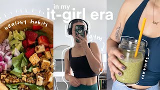 entering my healthy girl era ✨ gym, yoga, meditation, meals...