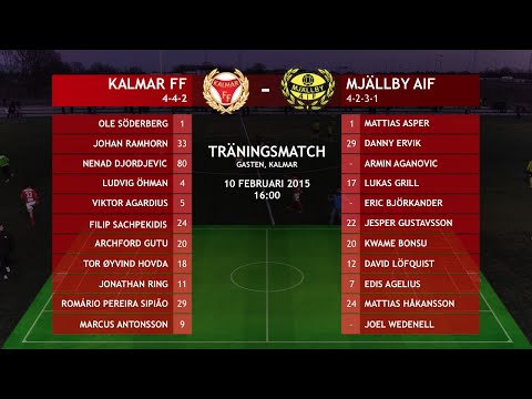 2015-02-10 Träningsmatch, Kalmar FF - Mjällby AIF