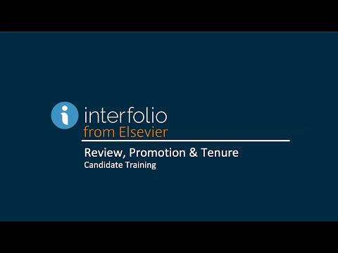 NIU Interfolio Faculty Candidate Training