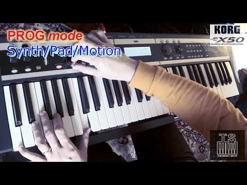 Korg X50 61-Key Music Synthesizer 2000s - Black image 2