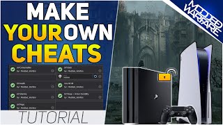 How to Make your own PS4 & PS5 Game Cheats