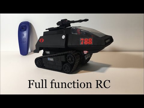 G.I. Joe custom RC H.I.S.S. Tank 1/18 scale