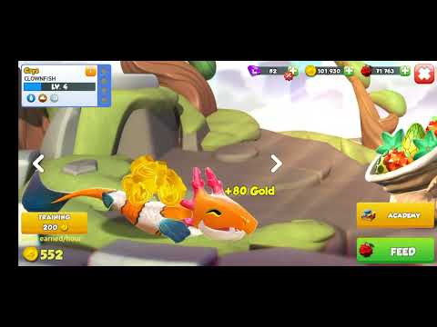 i hatching the Clown fish dragon