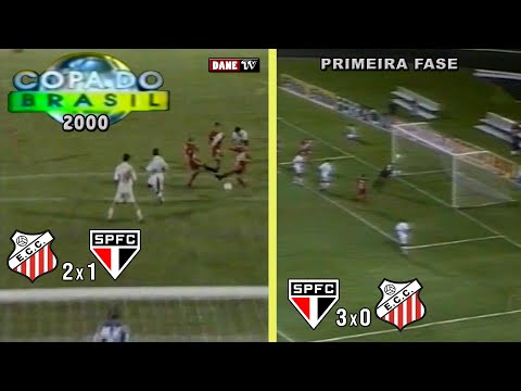 Copa do Brasil 2000 - 1ª fase entre contra o Comercial MS