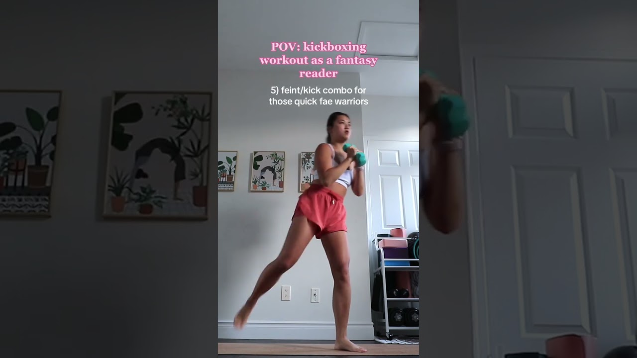 kickboxing workout as a fantasy reader