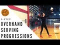 Teach How To Serve A Volleyball | Volleyball Overhand Serving Progressions