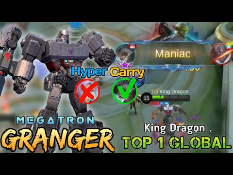 Agressive Gampeplay | Best Build Granger 🔥🔥 | Top 1 Global !!! by King Dragon .