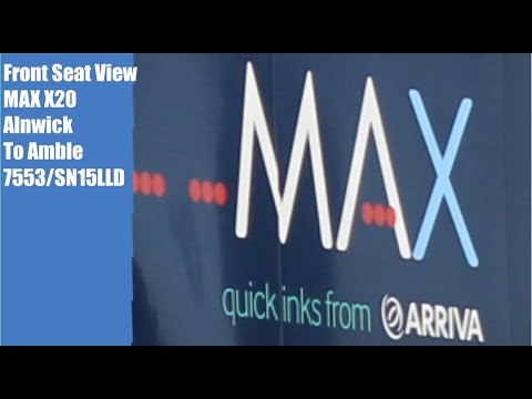 Front Seat View | Route X20: Alnwick to Amble - 7553/SN15LLD