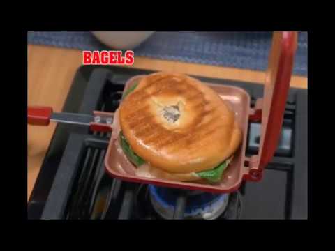 Red copper sandwich maker