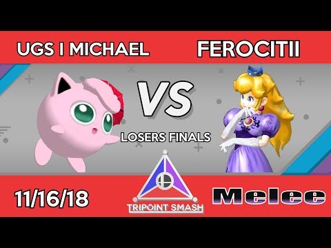 Tripoint Smash 36 - Losers Finals - UGS I Michael (Jigglypuff) Vs. Ferocitii (Peach)