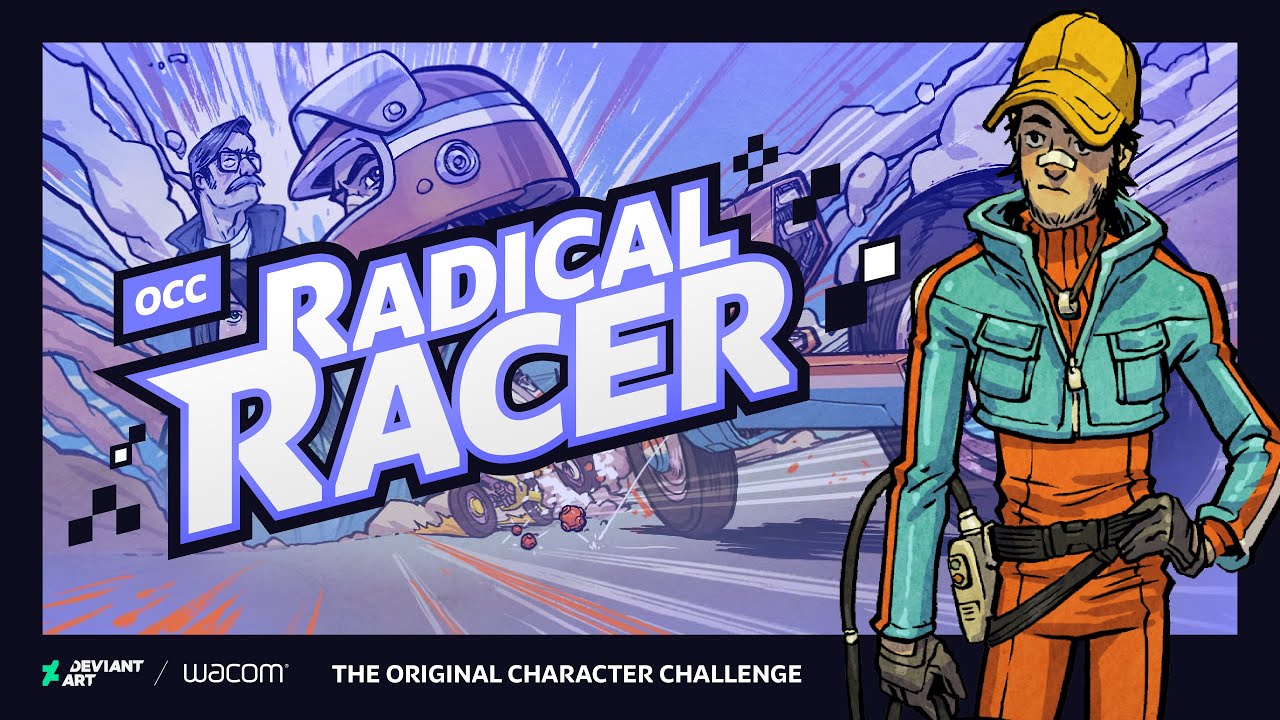 DeviantArt Original Character Challenge | Radical Racer with Jake Parker