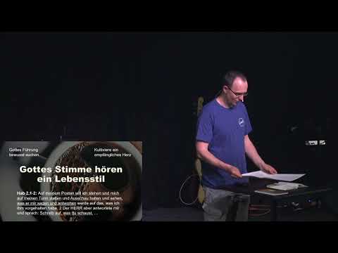 Gott hören - ein Lebensstil Hab 1-2 I Stefan Kym